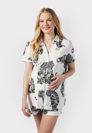 MATERNITY LOTUS TIGER PRINT - Pijama - off white