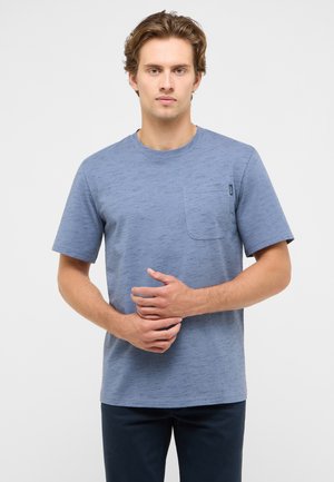Mustang, T-Shirt basic - blau