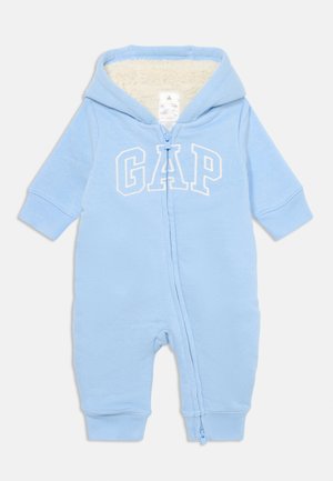 V-FRCH LOGO SHERPA LINED - Salopetă - wind blue
