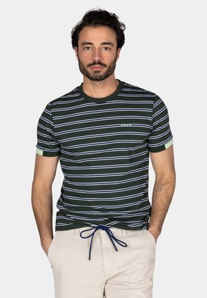 Print T-shirt - groen,donkergroen
