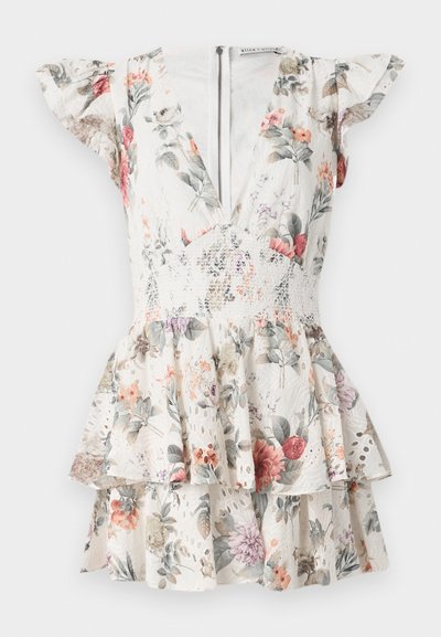 Alice + Olivia KESSIE RUFFLE ROMPER - Pajac - sweet nothings