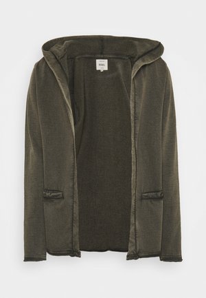 Sweat zippé - mottled olive