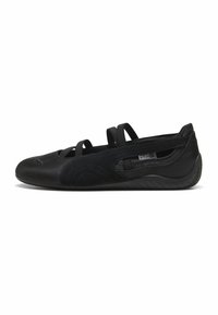 Balerinos tipo bateliai su dirželiu ties kulkšnimi - black cool dark gray