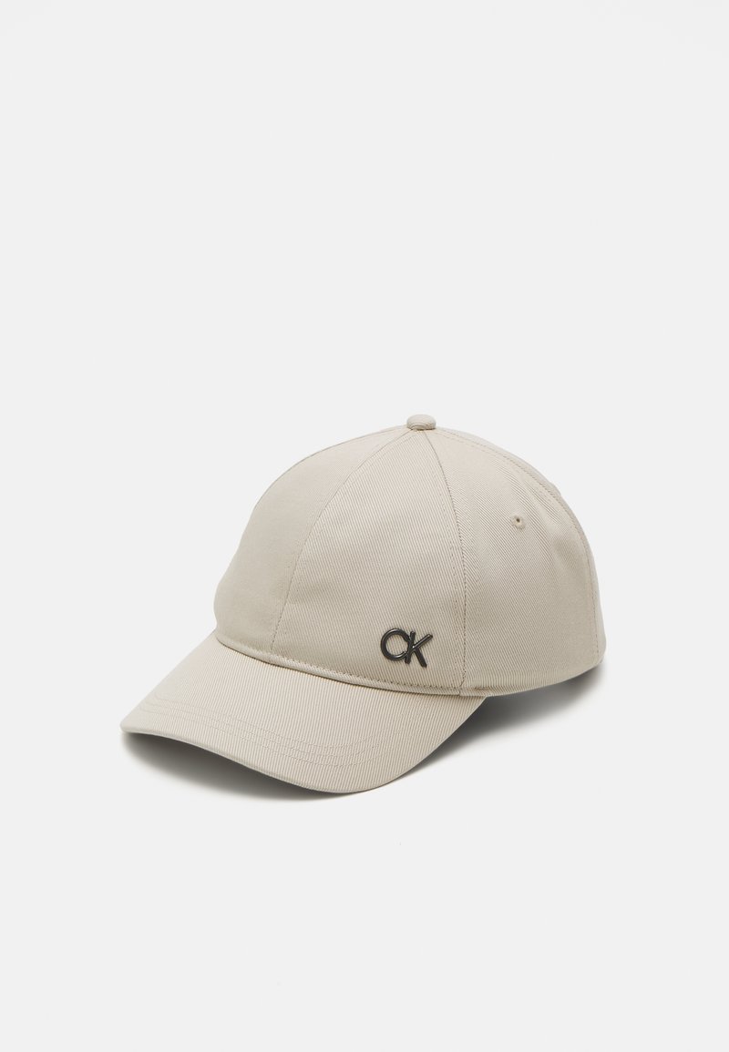 Calvin Klein BOMBED UNISEX - Šiltovka - stony beige