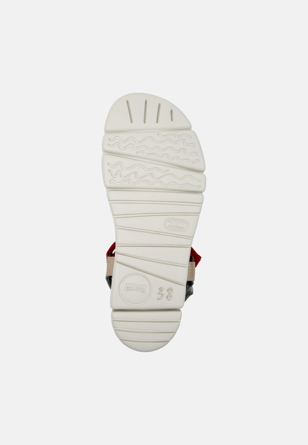 Walking sandals - rot grün4