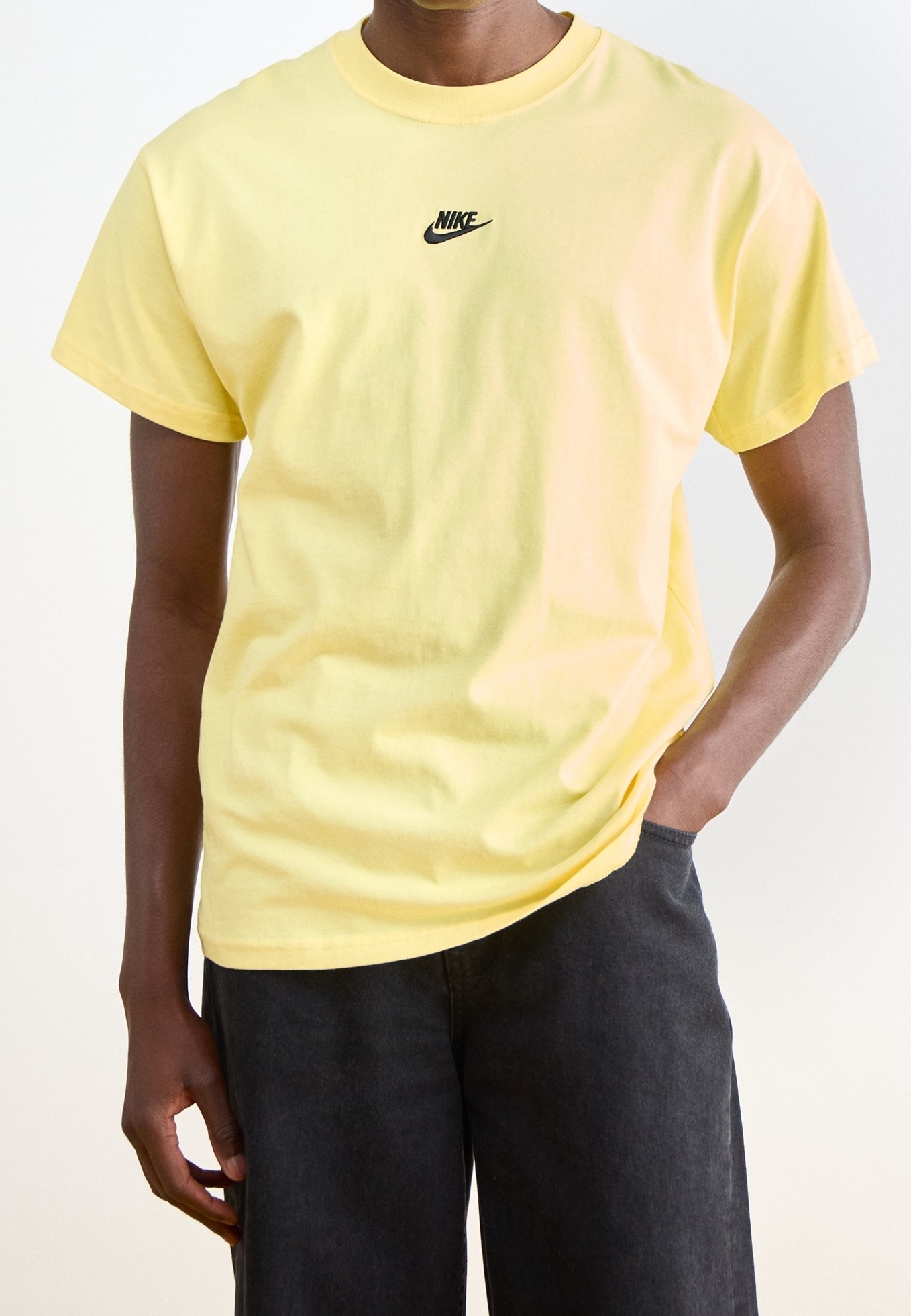 light yellow nike shirt