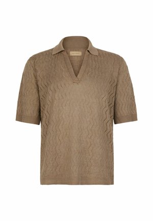 Falconeri, WAVE STITCH - Poloshirts - brown