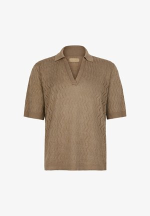 Falconeri, WAVE STITCH - Poloshirts - brown