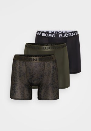 SPORTS 3 PACK - Μποξεράκια - olive/black