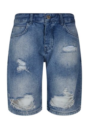 2Y Studios DESTROYED  - Shorts vaqueros - blue