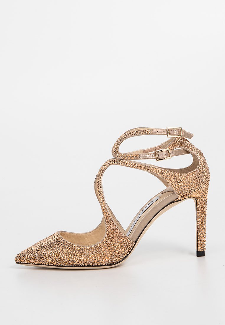 Jimmy Choo Hoge hakken roségoudkleurig Jimmy Choo Hoge hakken roségoudkleurig