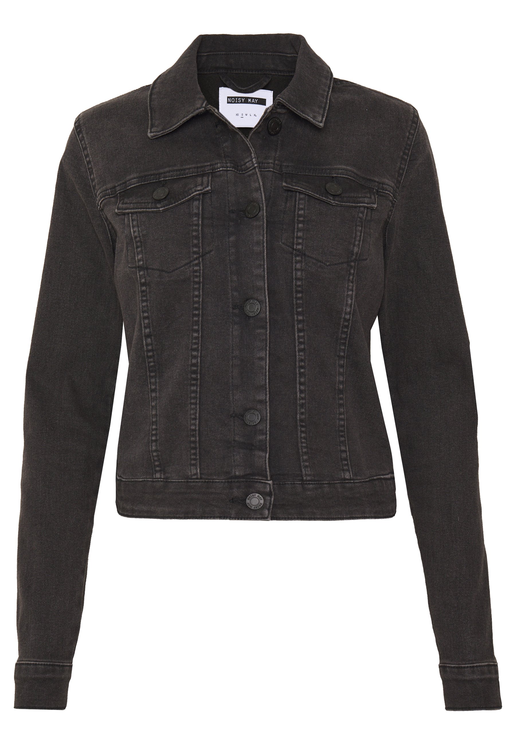 Noisy May Tall NMDEBRA WASH JACKET Jeansjacka black Noisy May NMOLE JACKET Jeansjacka black Zalando.se