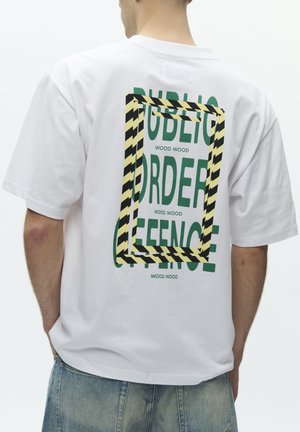 GARY TEE PUBLIC ORDER 25220 - Potiskana majica - bright white