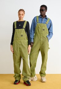Stan Ray EARLS BIB UNISEX - Denim tuinbroek - lime/black hickory