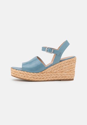 Sandales à plateforme - light blue