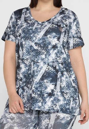 T-shirt med print - blue