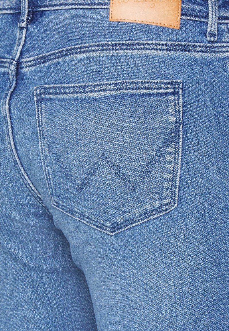 Wrangler Jeans Skinny Fit blue denim (Pre-owned) Zalando