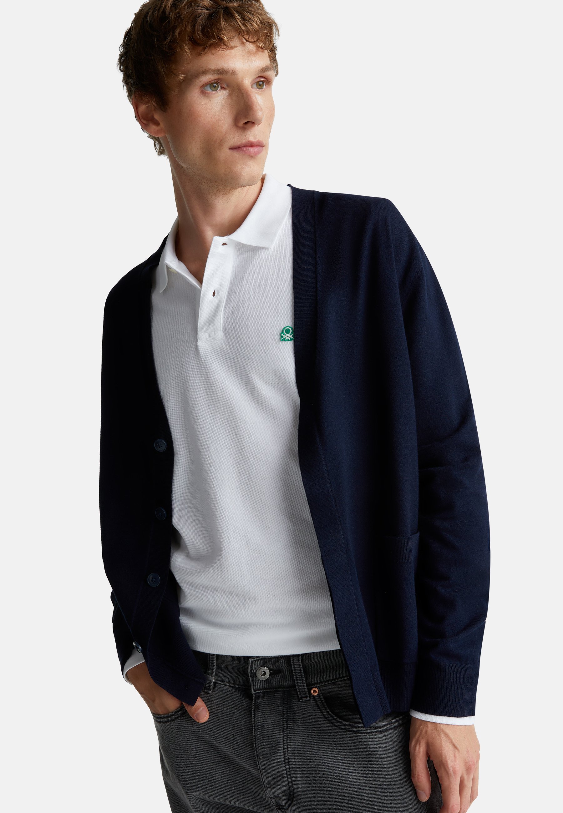United Colors of Benetton REGULAR FIT Cardigan blue/blu