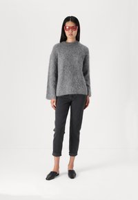 Gina Tricot BLEND SWEATER - Pulover - mid grey
