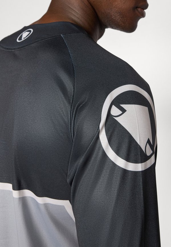 CORE PRINTED TEE - Long sleeved top - schwarz4