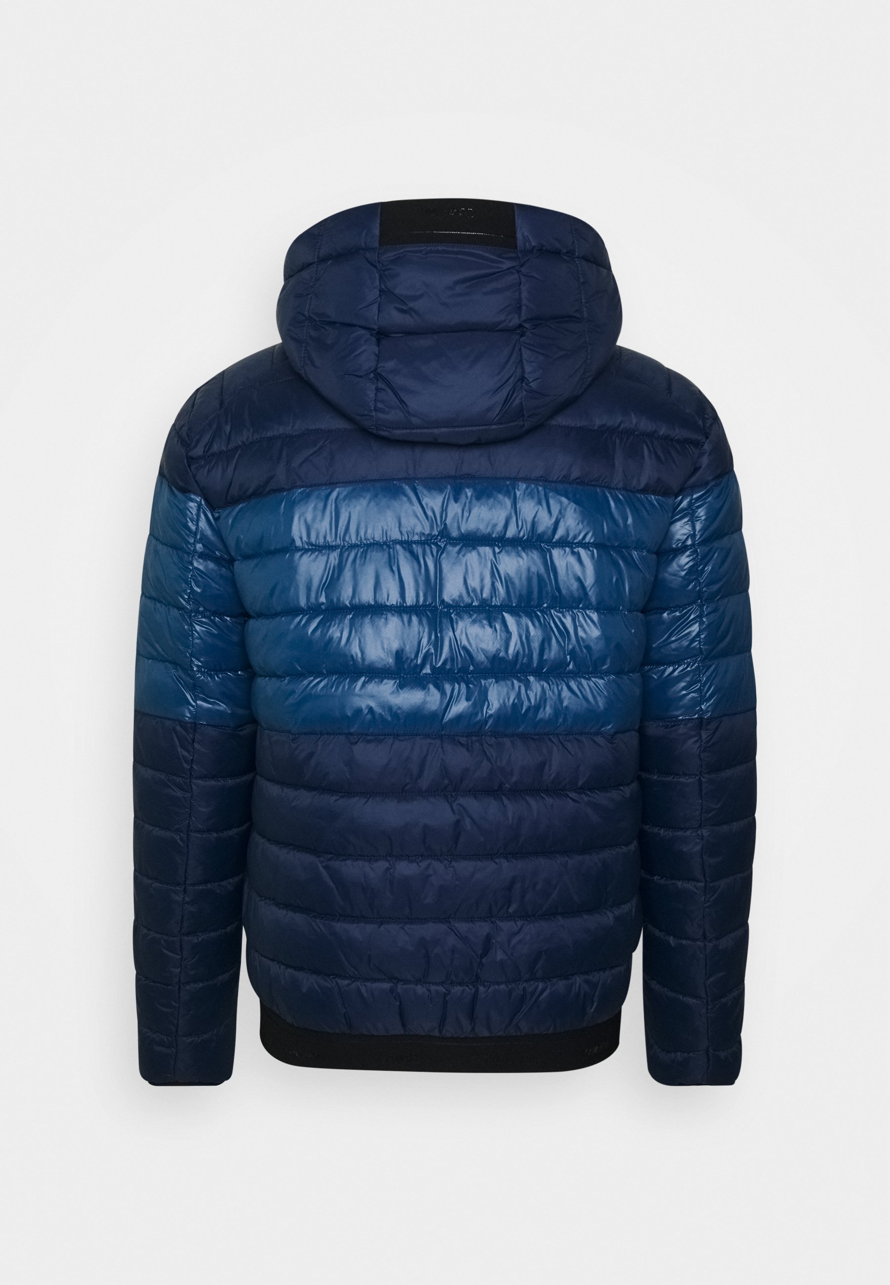 light blue hooded jacket