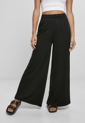 LADIES MODAL TERRY  - Pantalon classique - black