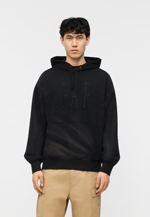 CORP LOGO - Φούτερ με κουκούλα - black