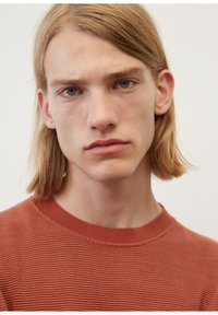 Marc O'Polo RELAXED MIX - Strickpullover - dark crabapple