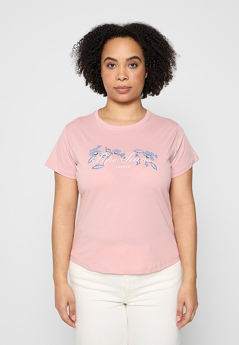 Pepe Jeans T-shirt print roze