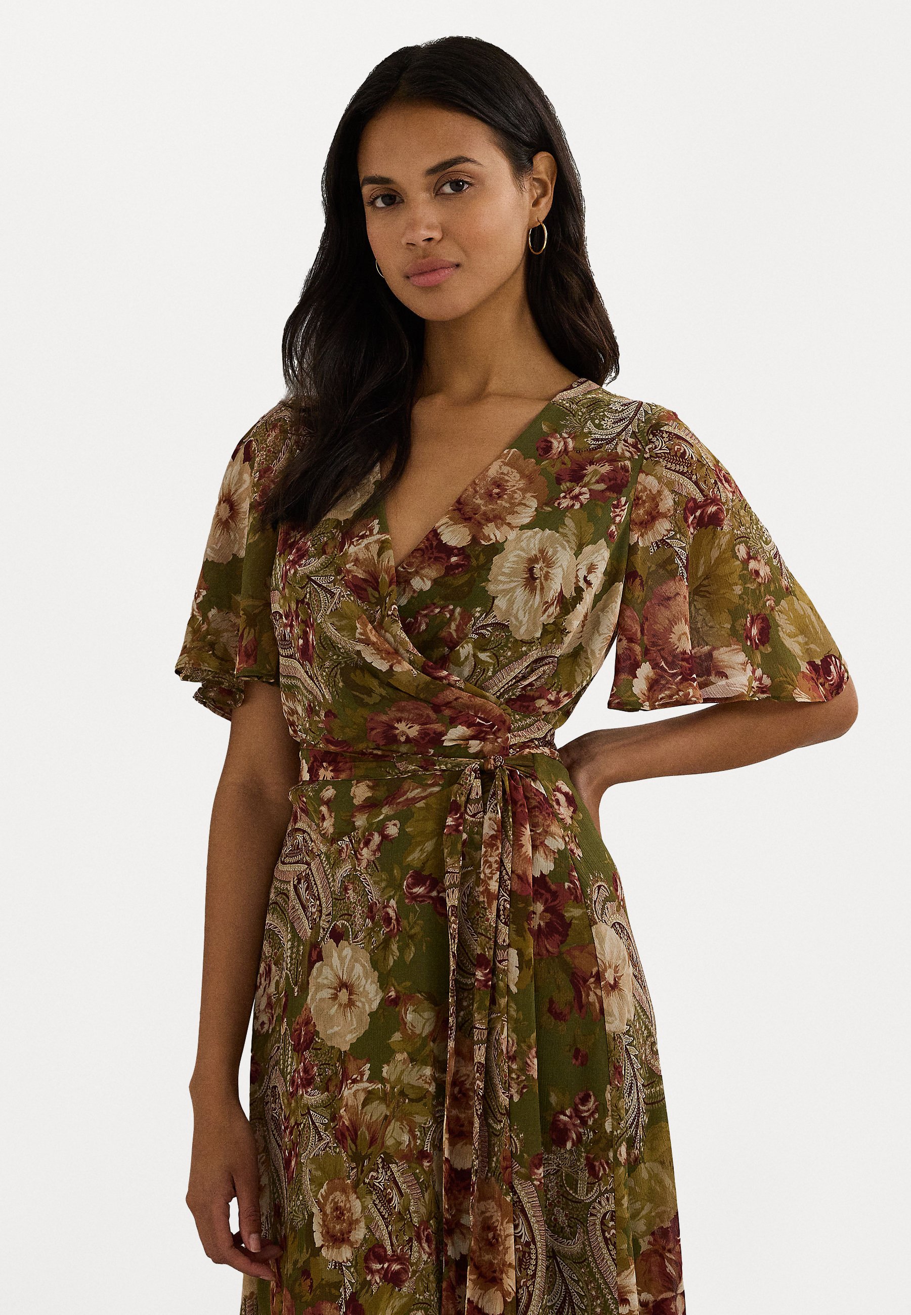 green emerald velvet dress Lauren Ralph Lauren Womens Floral Print Midi Shift Dress Green 12 at Amazon  Women's Clothing store