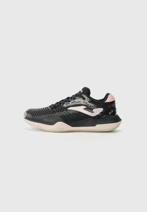 POINT LADY - Tennisschoenen voor alle ondergronden - black/copper