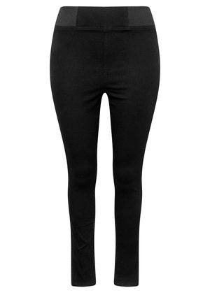 ELASTICATED INSERT SPLIT  - Jeggings - black
