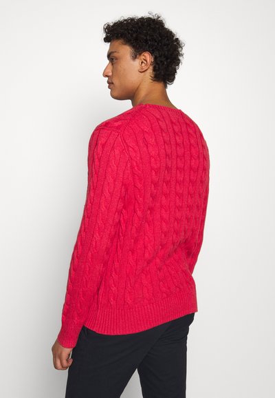 Polo Ralph Lauren CABLE-KNIT COTTON SWEATER - Camisola - rosette heather