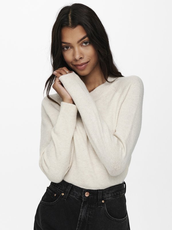 ONLRICA LIFE  NOOS - Jumper - birch melange4