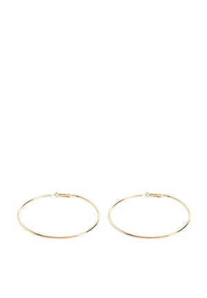 OVERSIZED HOOP EARRINGS - Uhani - gold coloured