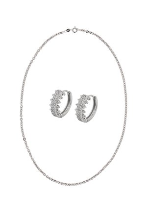 SET - Øreringe - silver-coloured