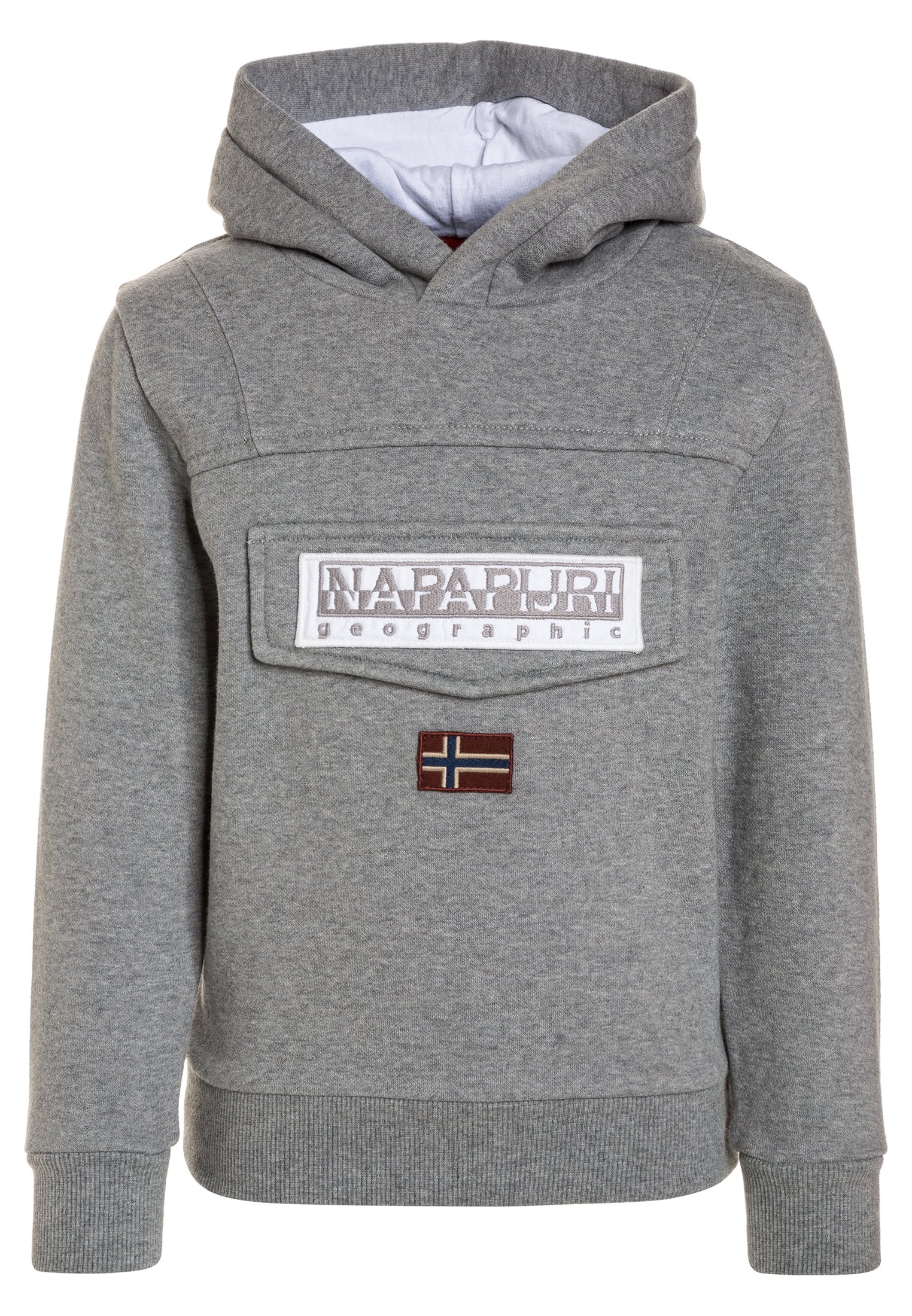 napapijri burgee hoodie grey