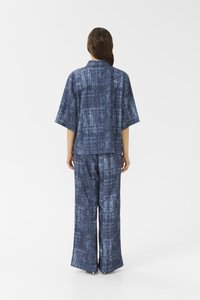 Gestuz DEMIA PANTS - Hlače - dark blue