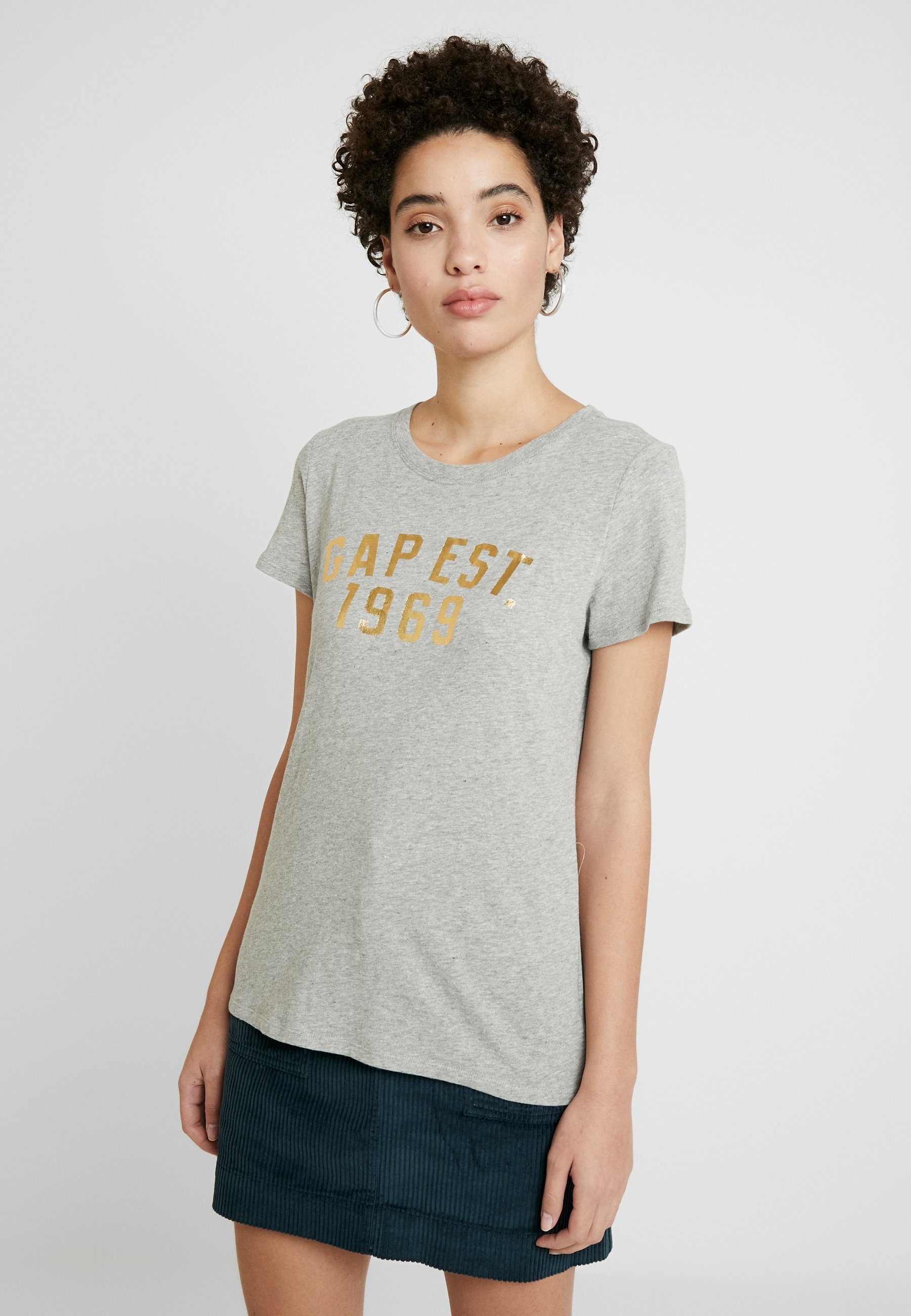 GAP FOIL TEE - Print T-shirt - light 