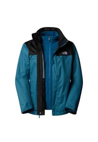 The North Face M EVOLVE II TRICLIMATE JACKET - EU - Hardshell jacket - mallard blue tnf black