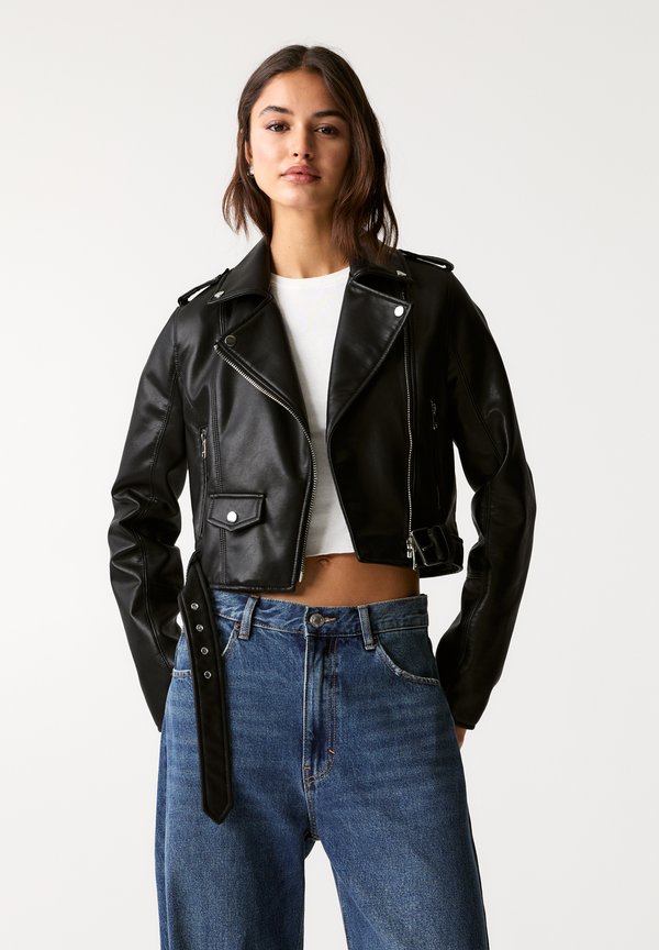 BIKER - Kunstlederjacke