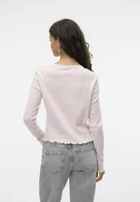 Vero Moda VMISA - Chaqueta de punto - pink a boo