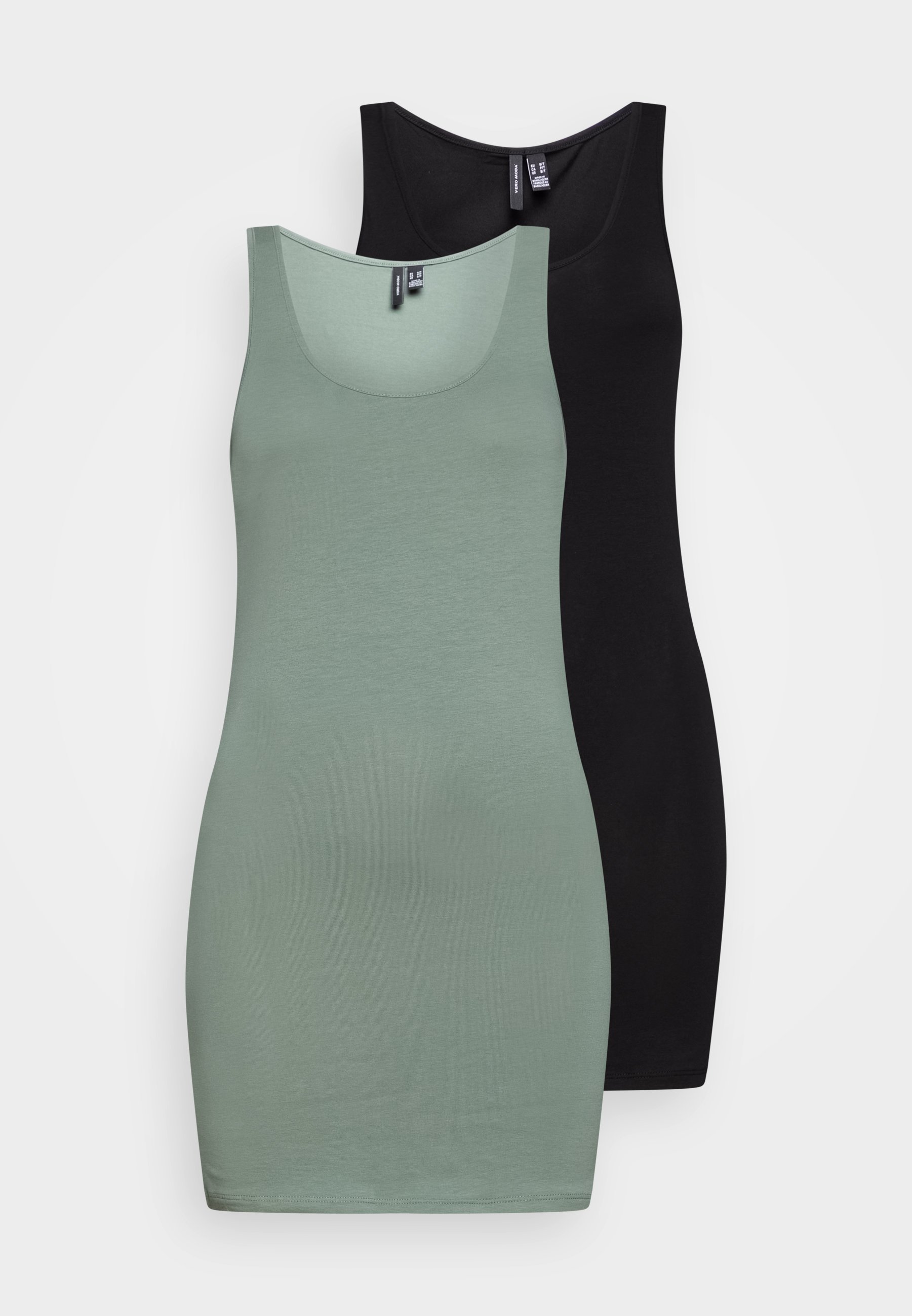 ヴェロモーダ Vero Moda 【 Long Tank Top 2 Pack Womens Women 】 レディース ヴェロモーダ Vero Moda 【 Long Tank Top 2 Pack Womens Women