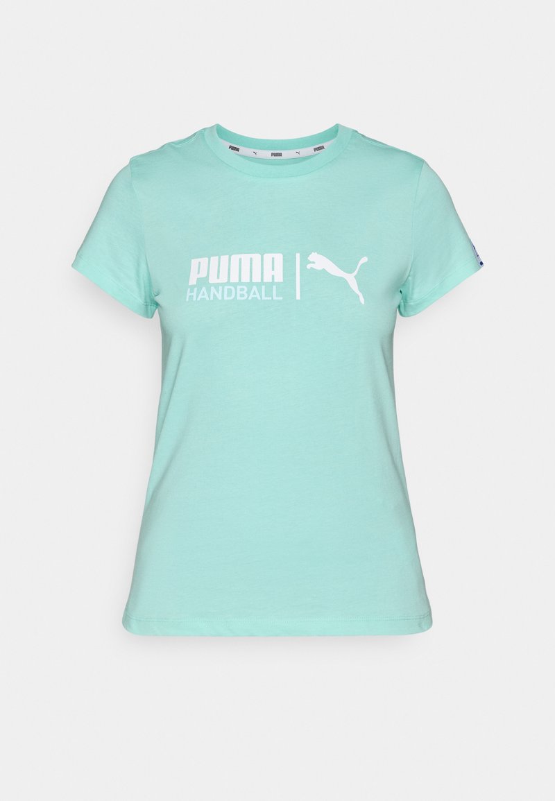 Puma T-shirt basic mintgroen Puma T-shirt basic mintgroen