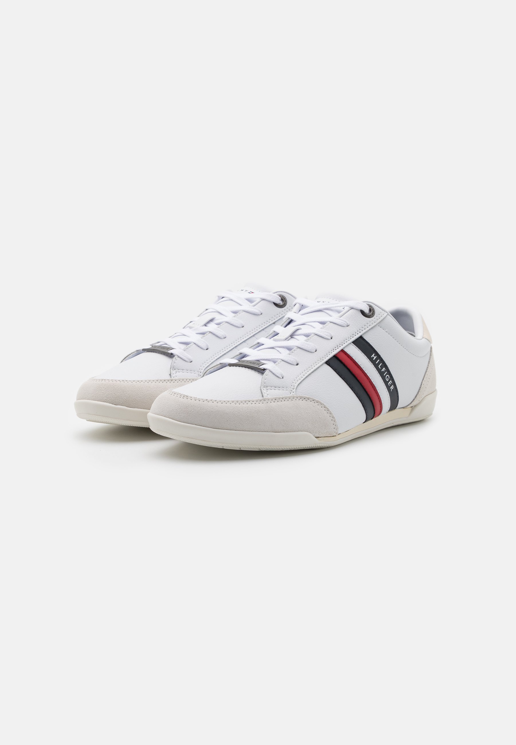 Tommy Hilfiger CORPORATE MATERIAL MIX CUPSOLE - Sneakers basse -  white/bianco - Zalando.it