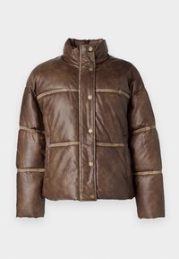 GIPSY - Kunstnahast jakk - ground coffee