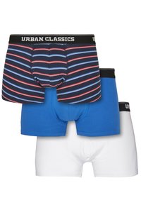 Urban Classics HERREN  3-PACK - Bokserbriefs - neon stripe aop/boxer blue/wht