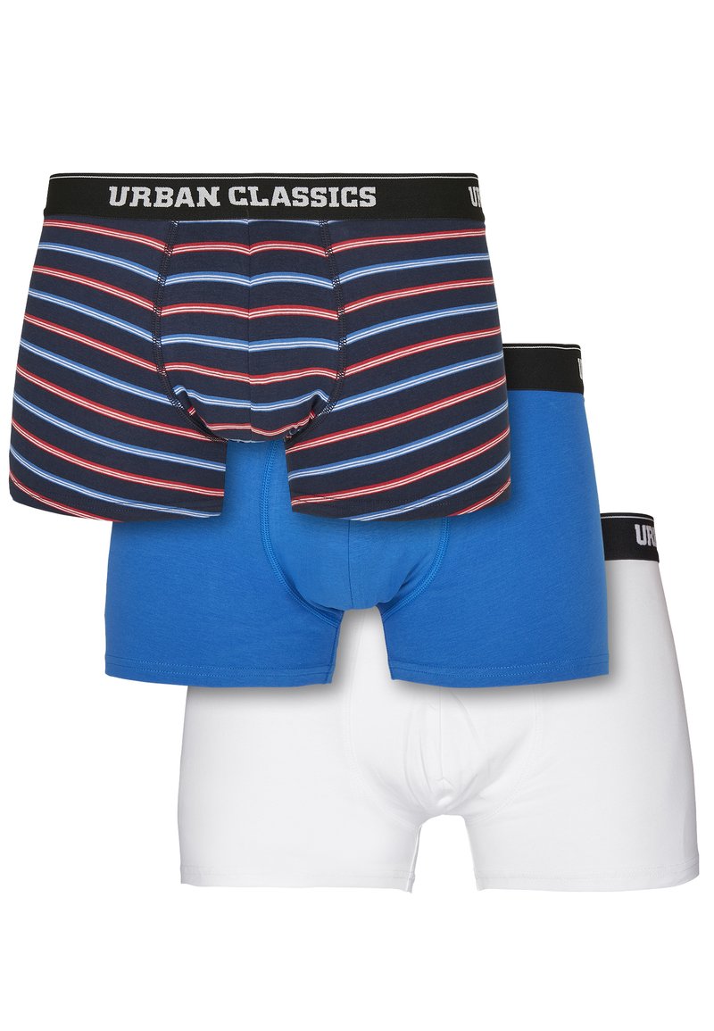 Urban Classics HERREN  3-PACK - Bokserbriefs - neon stripe aop/boxer blue/wht