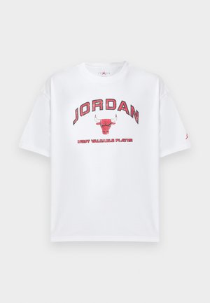 Jordan, CREW - Μπλουζάκι με στάμπα - white/university red