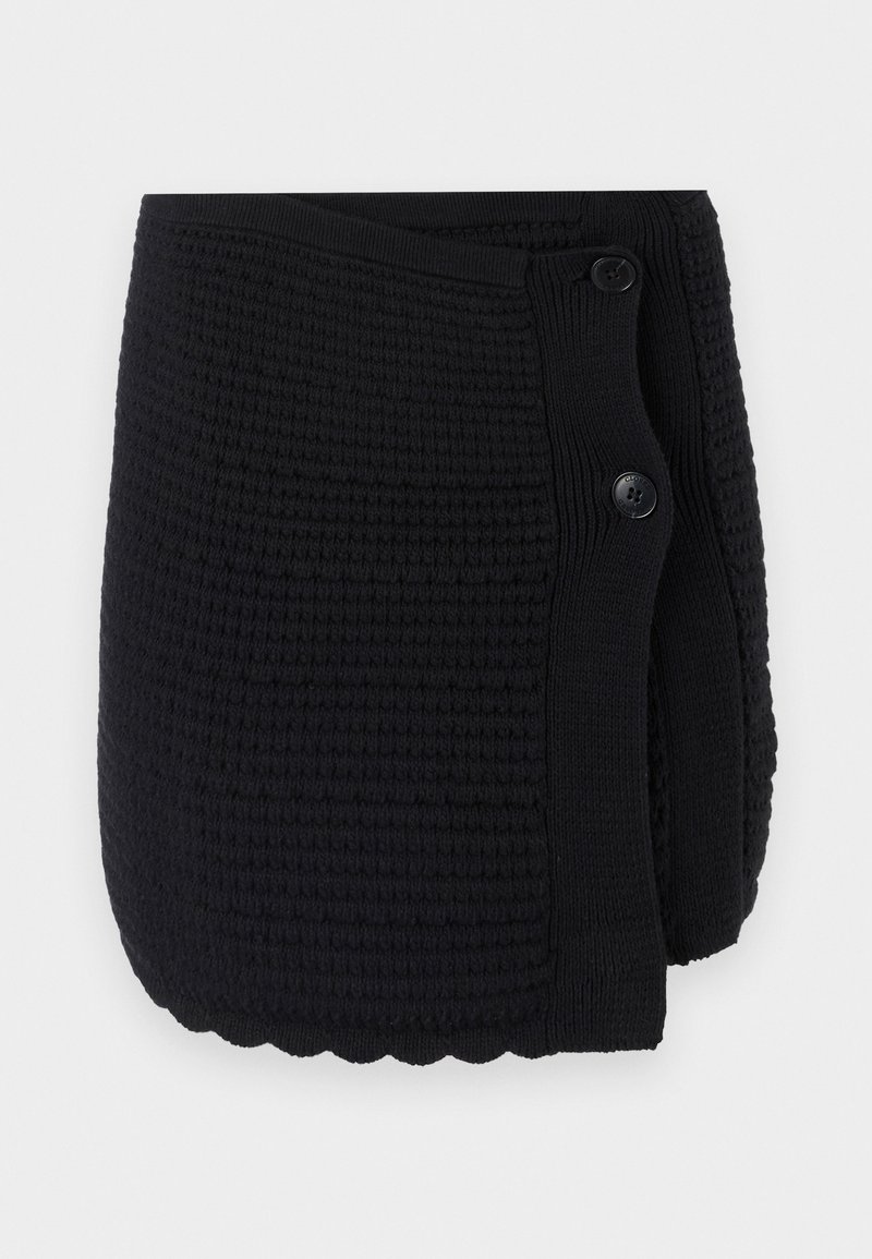 closed Minirok zwart